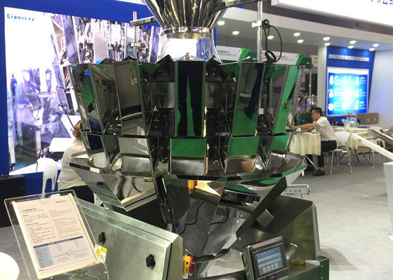 ขนมขบเคี้ยว 2.5L Hopper 300g 10 Head Multihead Weigher