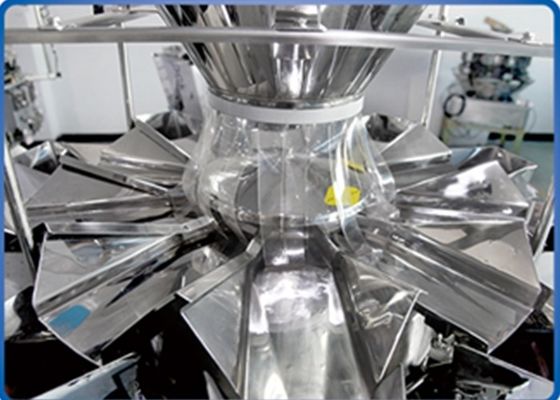ขนมขบเคี้ยว 2.5L Hopper 300g 10 Head Multihead Weigher